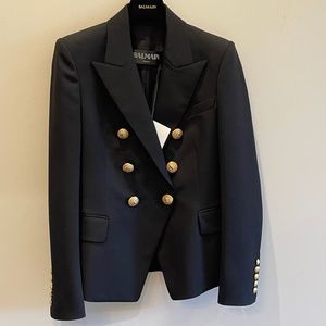 NWT!!! Balmain Blazer Black with gold buttons